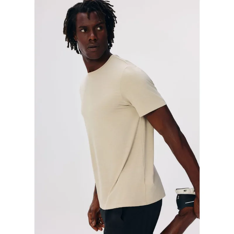 Camiseta Esportiva Básica Masculina Rajada Easy Care - Natural G