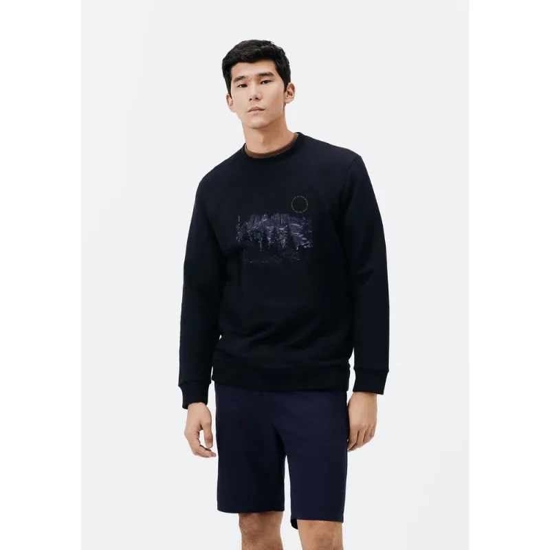 Blusão Masculino Comfort Em Moletom Peluciado - Preto XXG