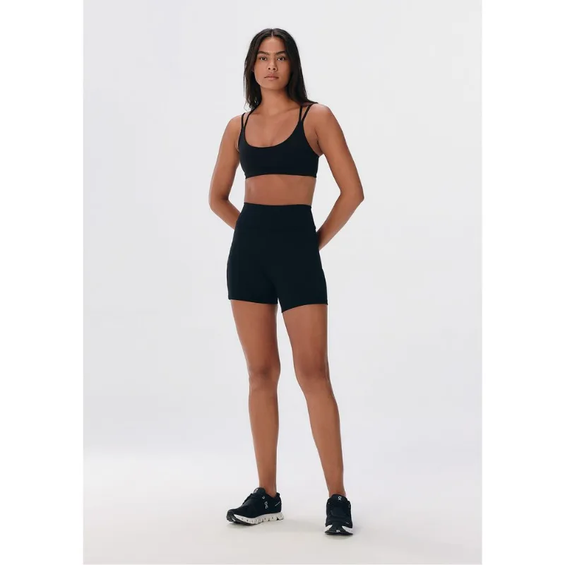 Bermuda Esportiva Feminina Biker Proteção UV - Preto XG
