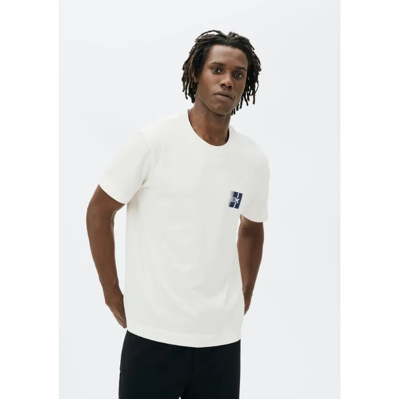 Camiseta Masculina Comfort Estampada - Off white G
