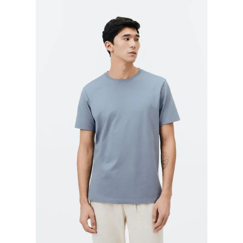Camiseta Básica Masculina Super Cotton Comfort - Azul M