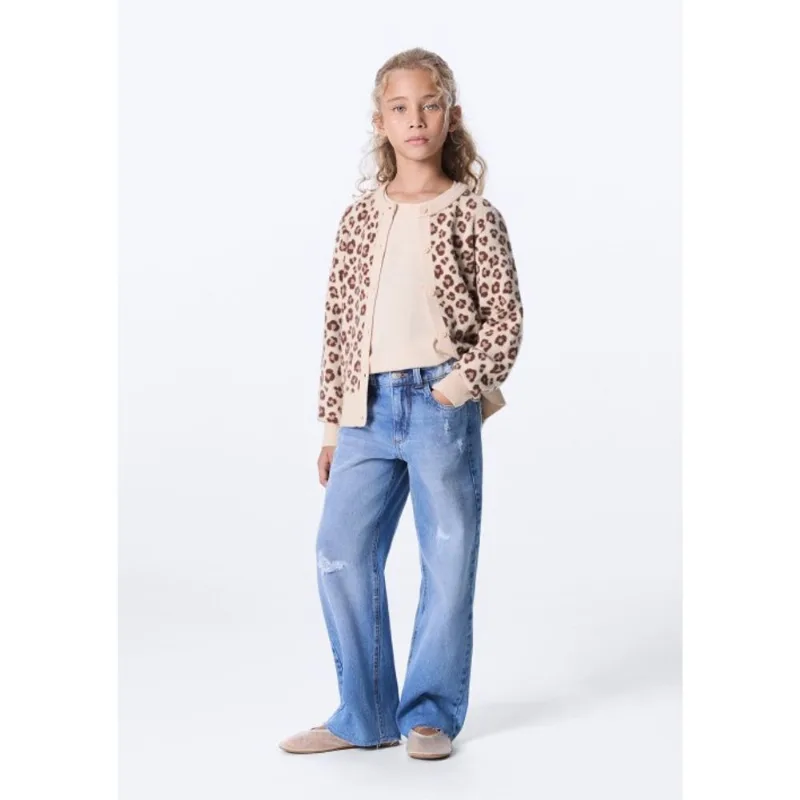 Calça Infantil Menina Skater Fit Jeans - Azul 012