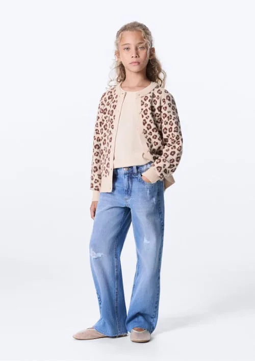 Calça Infantil Menina Skater Fit Jeans - Azul - Hering Kids - Calças