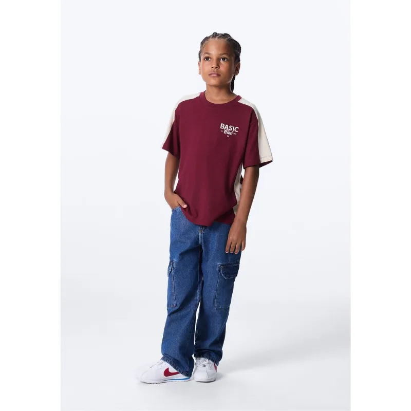 Calça Jeans Cargo Infantil Menino - Azul 014