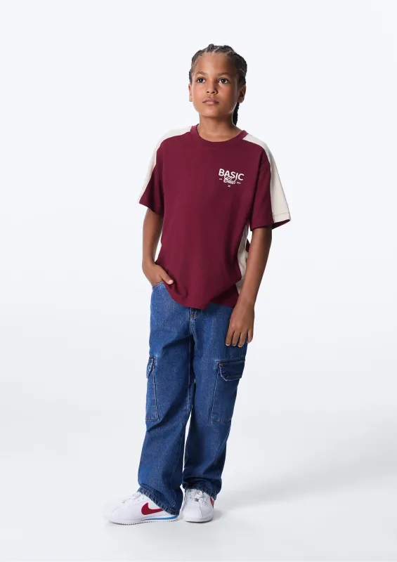 Calça Jeans Cargo Infantil Menino - Azul - Hering Kids - Calças