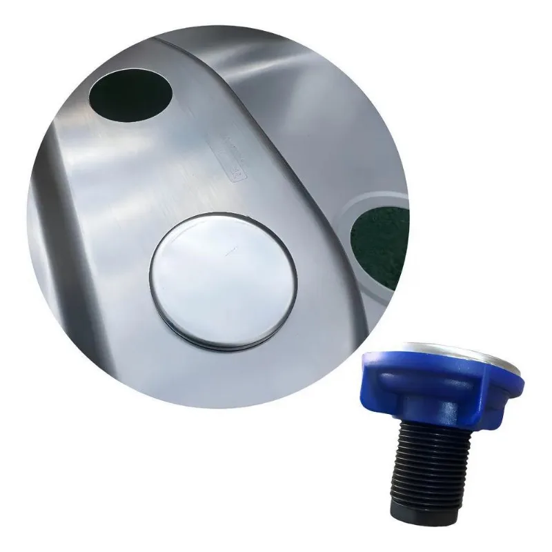 Tapa Furo De Torneira Plug Inox Tramontina Cozinha Banheiro