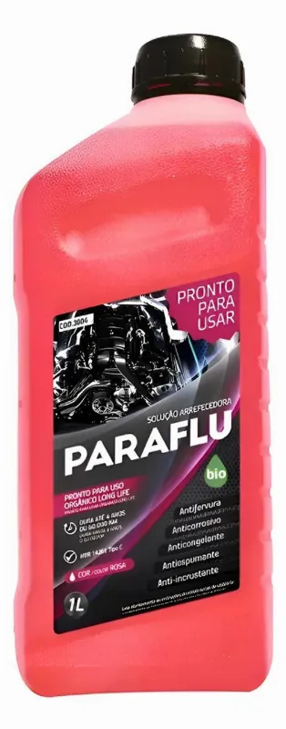 Aditivo Pronto Uso Para Radiador Paraflu Bio Orgânico Rosa