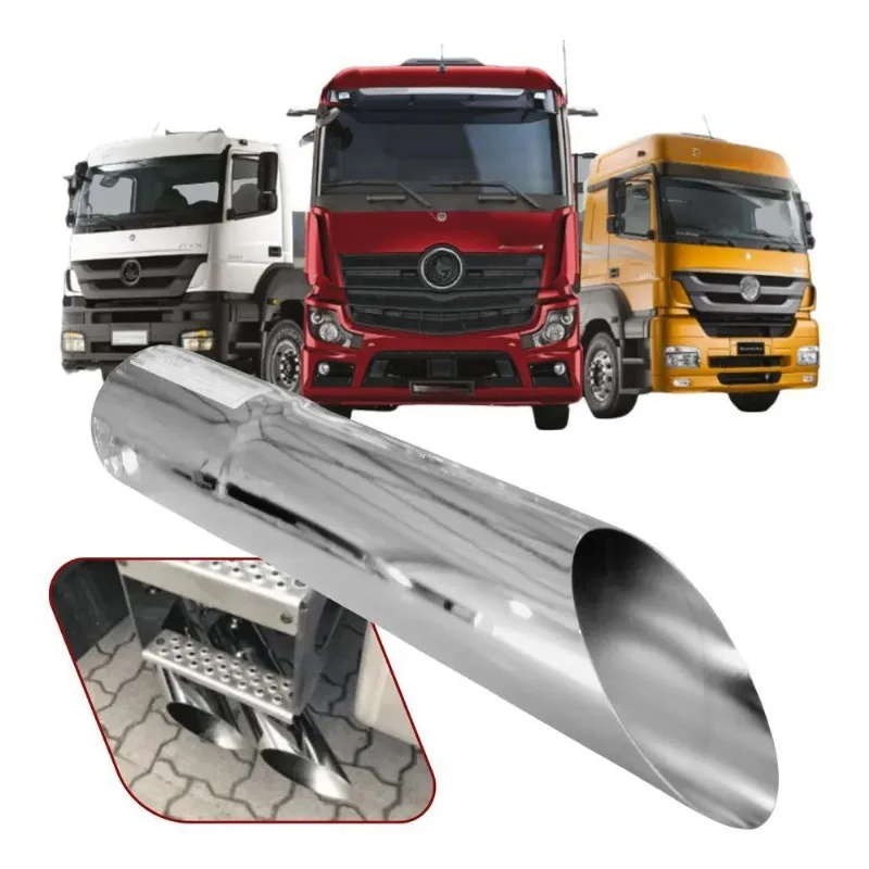 Ponteira Escapamento Caminhão Americana 4 Polegadas X 436mm