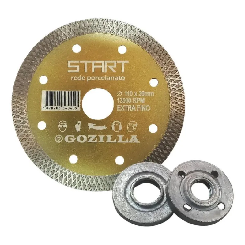10x Adaptador Porca Flange Esmerilhadeira E Disco Extrafino