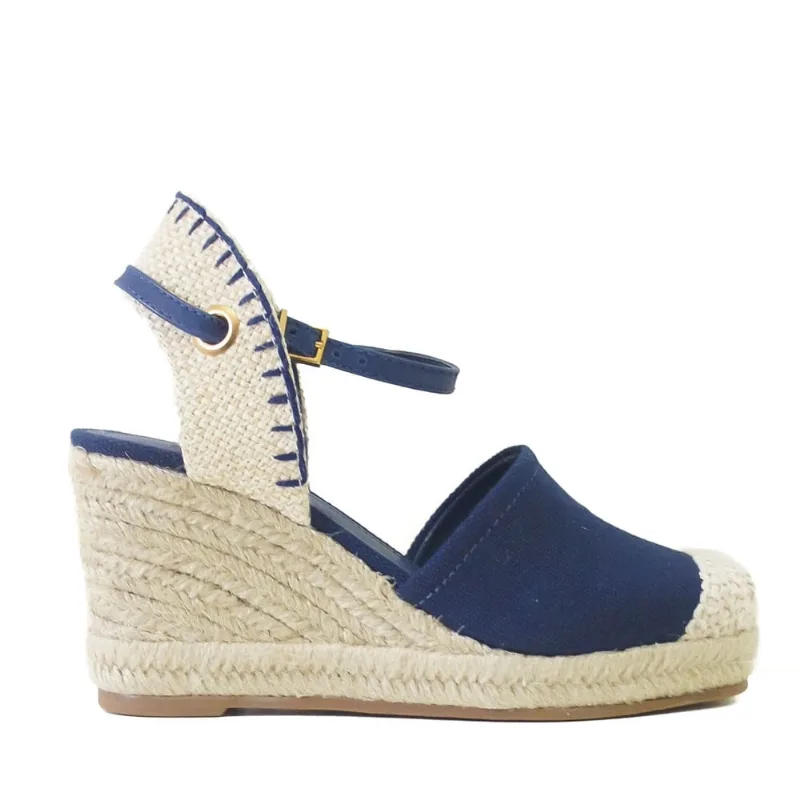 Sandalia espadrille azul S 21906 0002 0003 schutz
