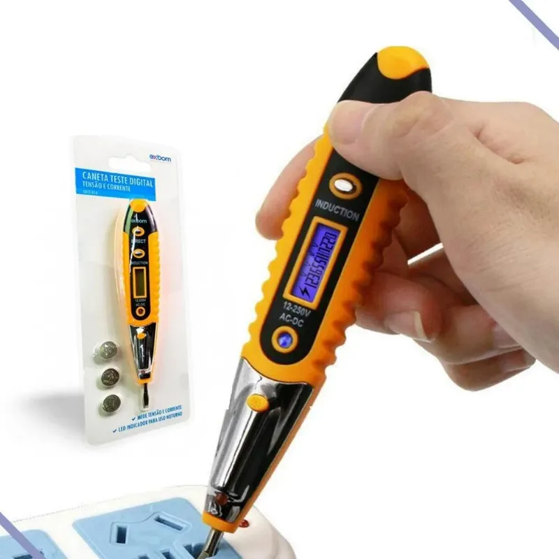 5x Eletrica Chave Teste Caneta Detectora De Tensão Profissio