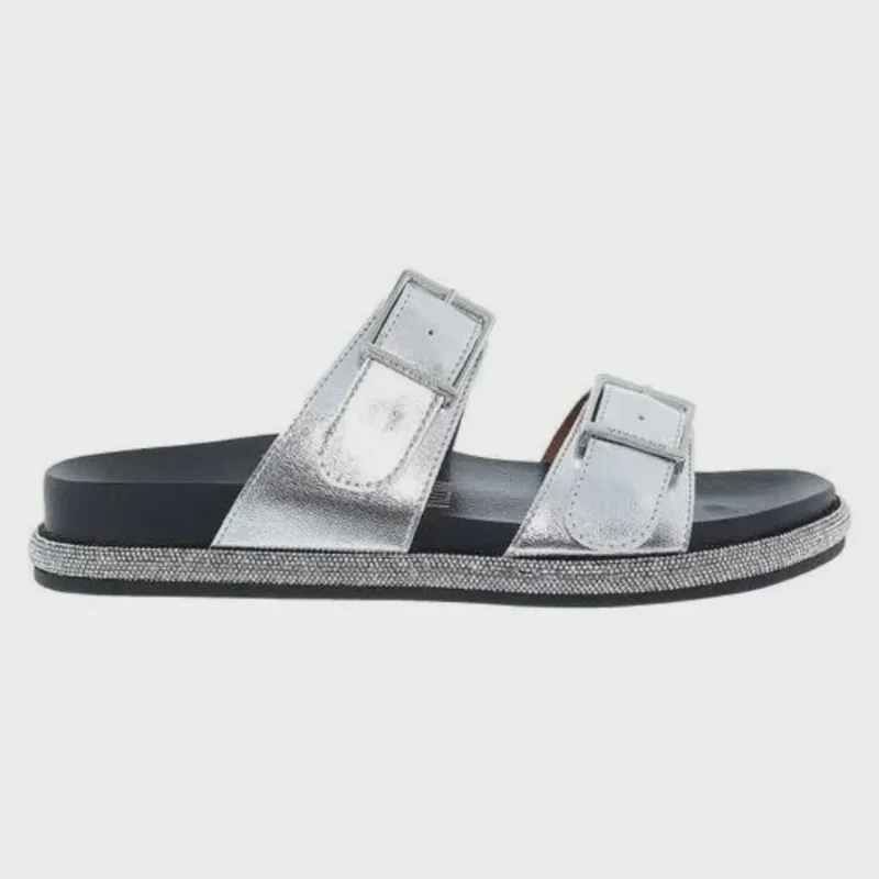 Tamanco Vizzano Feminino Prata Preto