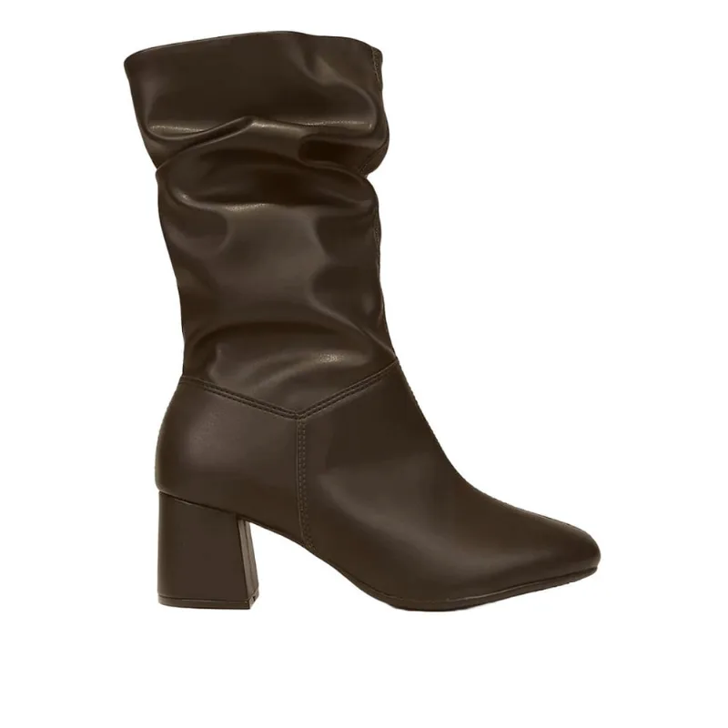 Bota Cano Médio Beira Rio Salto Baixo Feminina