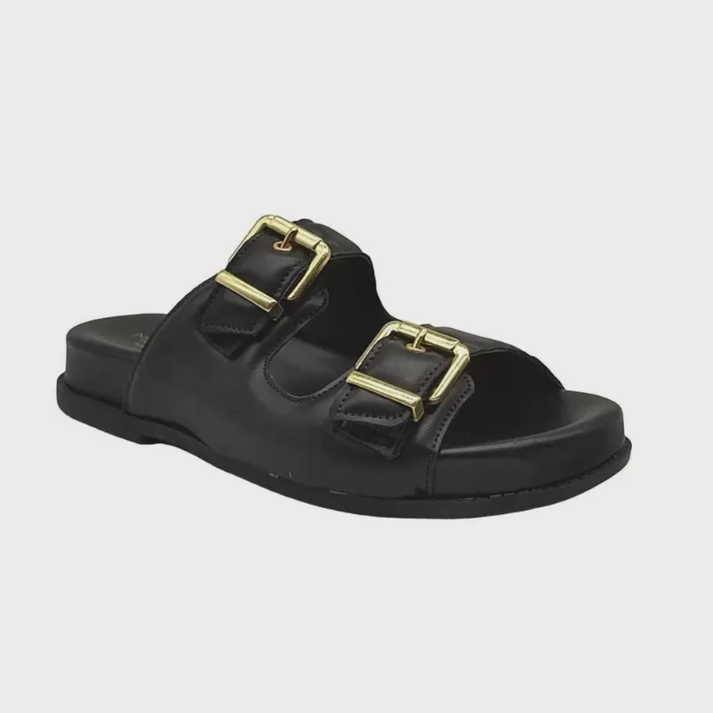 Chinelo Modare Comfort Duas Tiras Feminino Preto