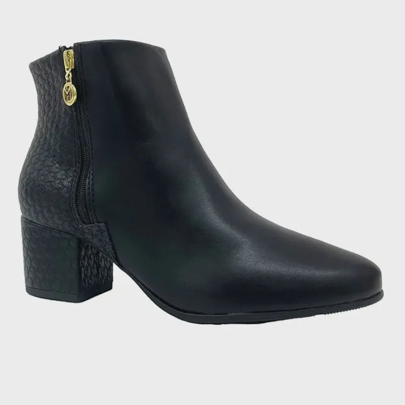 Bota Casual Modare Salto bloco Ziper Ultraconfort 7083.100