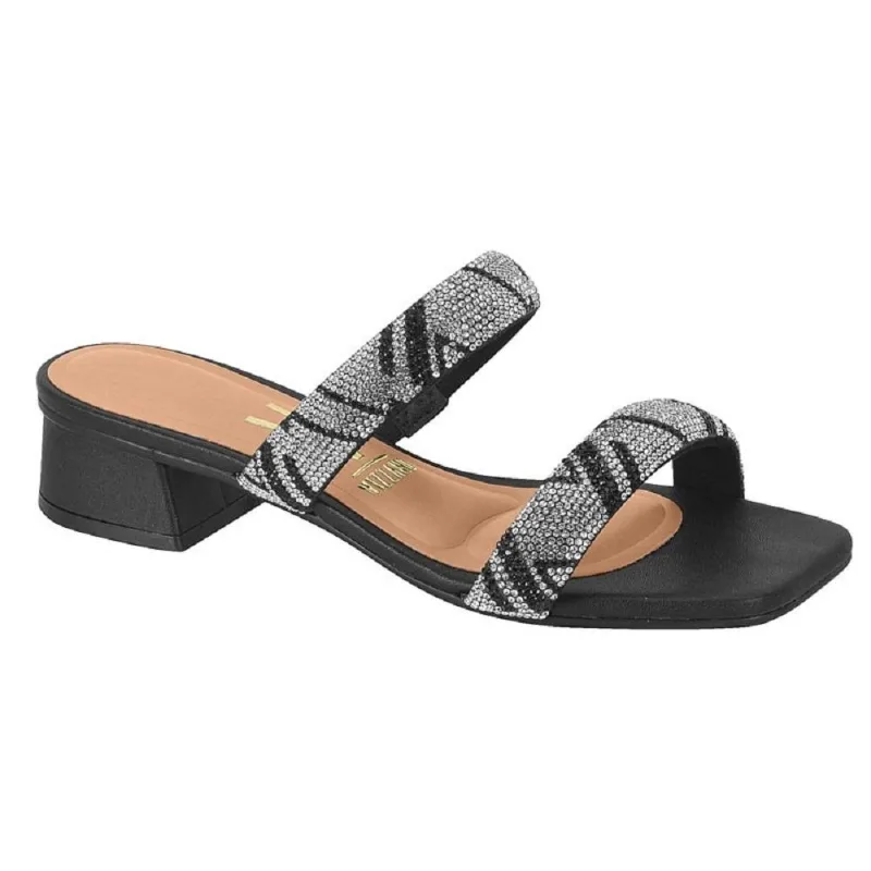 Sandalia Vizzano Tira Strass Ref 6454.122.24448 Preto 035