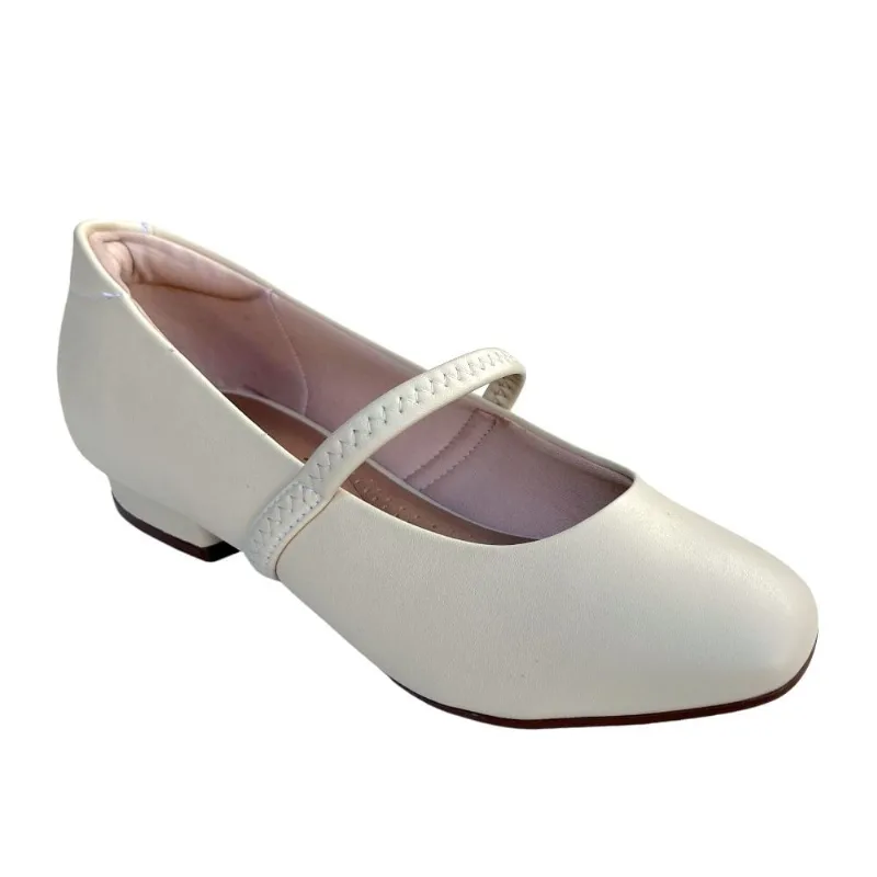Sapato Feminino Beira Rio Boneca Elástico Creme 4318.102 35 / Bege