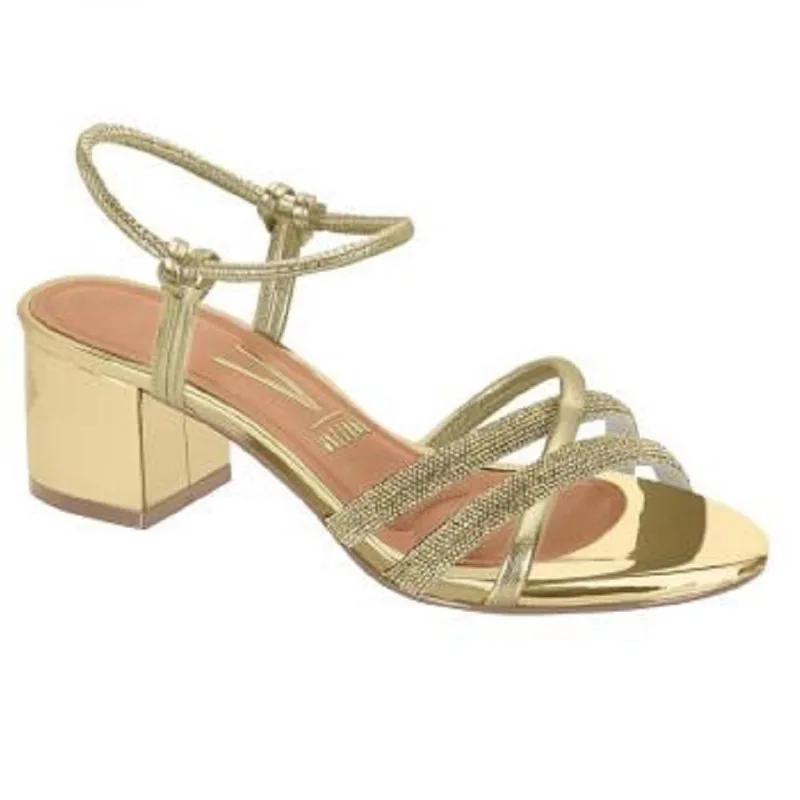 Sandalia Vizzano Salto Bloco Ref 6291.1174.28191 Dourado 034