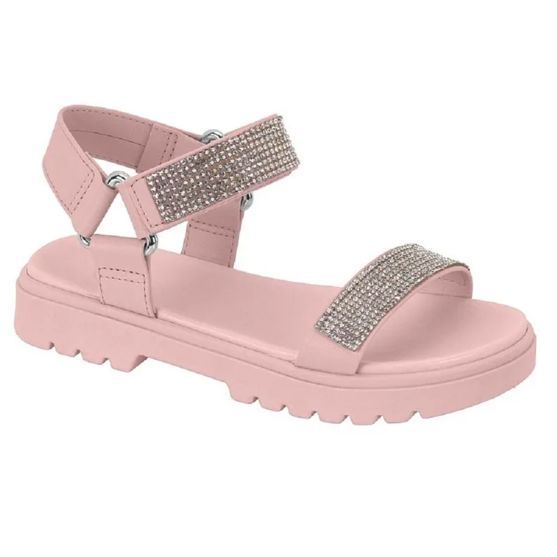 Sandalia Molekinha Ref 2344.135.9569 Rosa 029