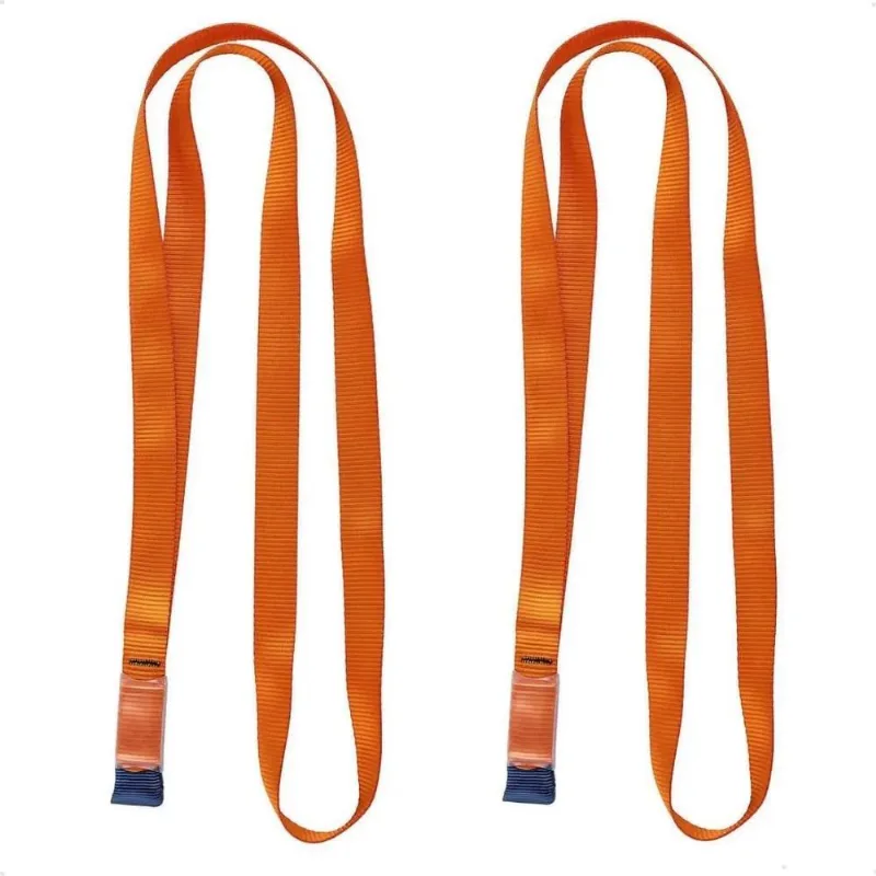 2x Kit 2 Fita De Ancoragem 25 Kn Anel Olhal Abs 1.2 Mt Top10