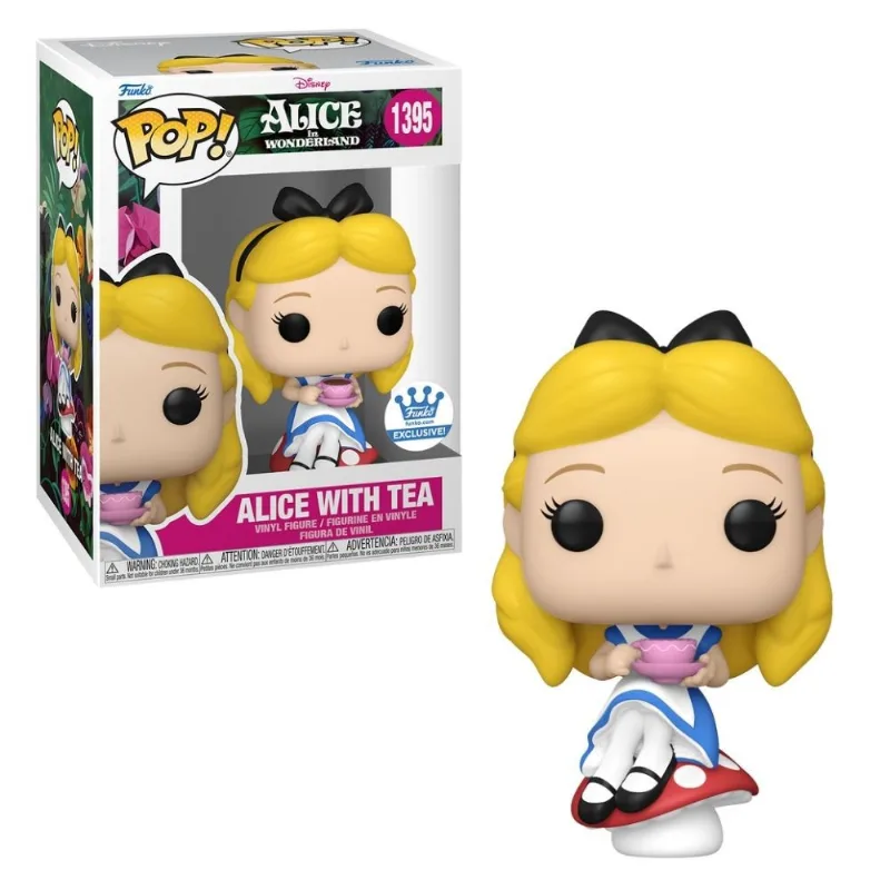 Boneco - Funko Pop - Disney - Alice With Tea - Candide