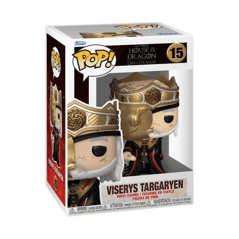 Boneco - Funko Pop - Tv - HOTD - Viserys Mascarado - Candide