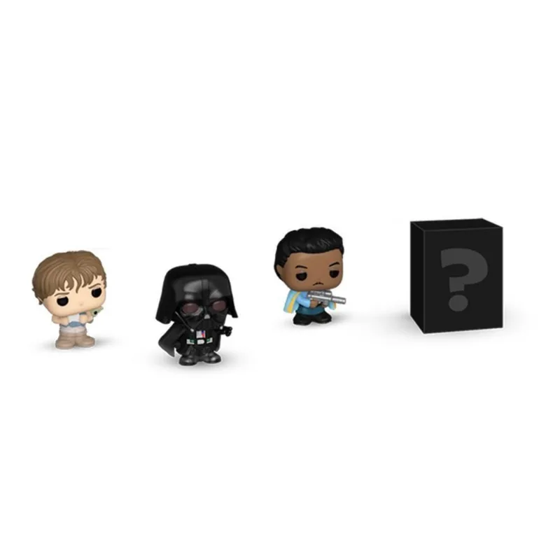Bitty Pop! Star Wars V Darth Vader, Lando E Luke Com Yoda