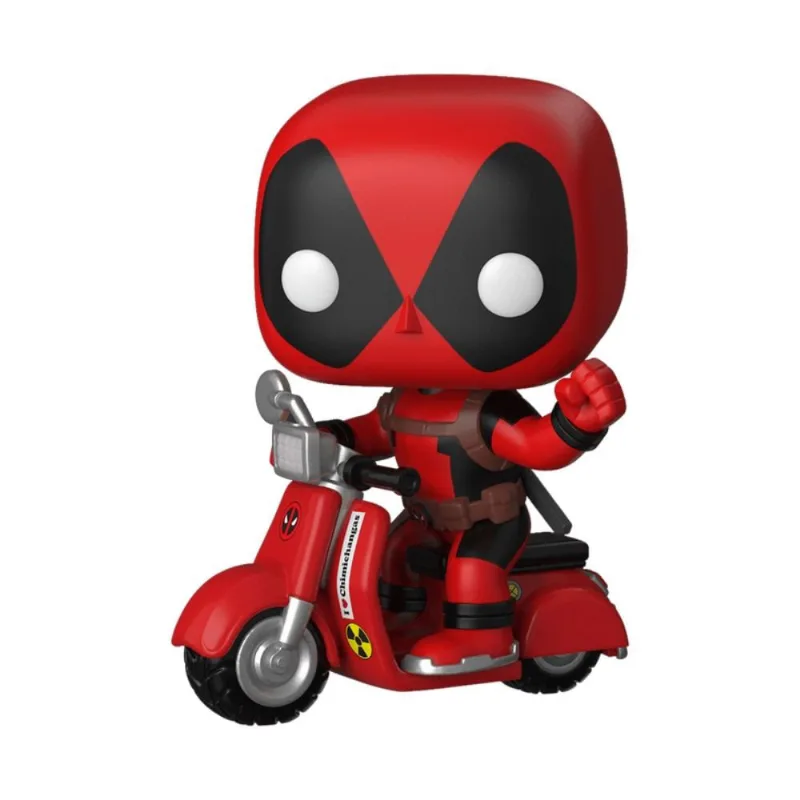 Boneco - Funko Pop - Rides - Deadpool - Deadpool & Scooter - Candide