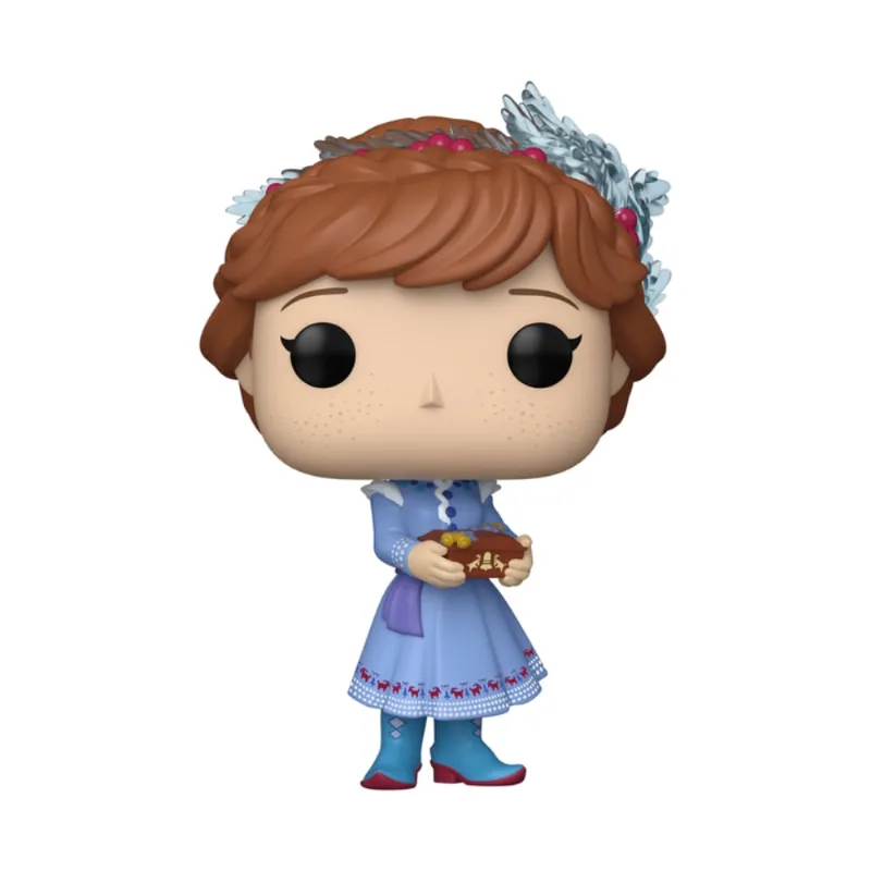 Boneco - Funko Pop - Disney - Princesas De Natal - Anna - Candide