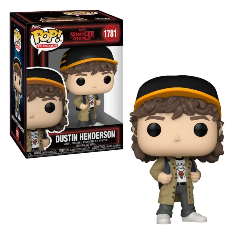 Boneco - Funko Pop - Netflix - Stranger Things - Dustin - Candide - candide - Brinquedos