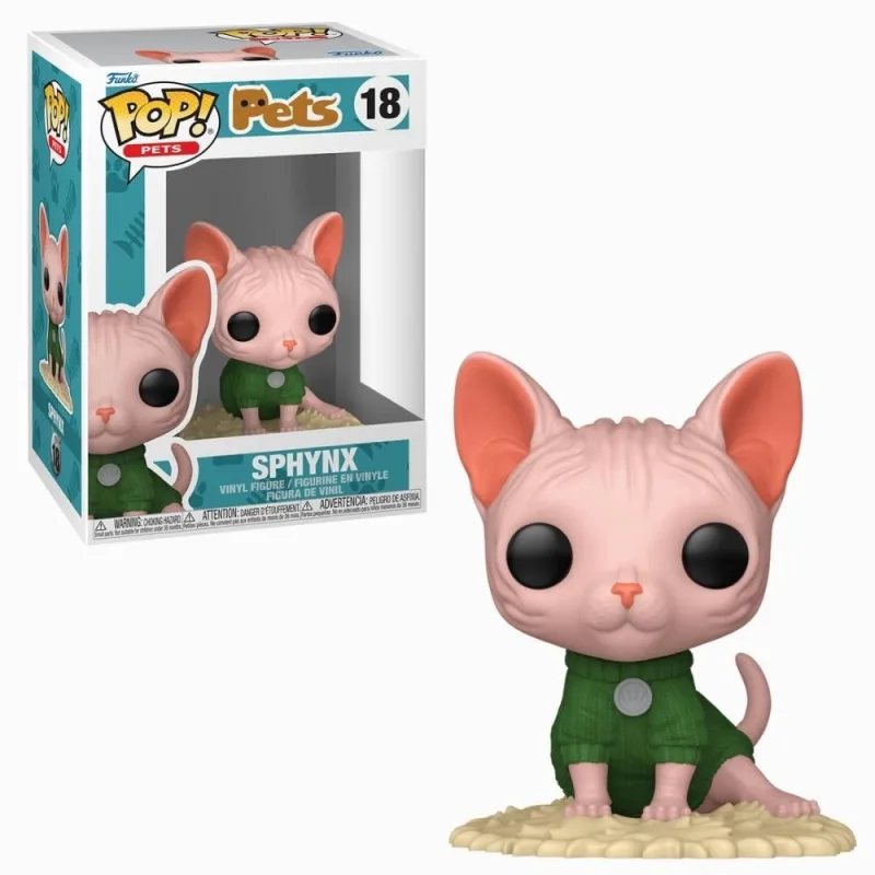 Boneco Funko Pop! Pets - Gato Sphinx - Candide