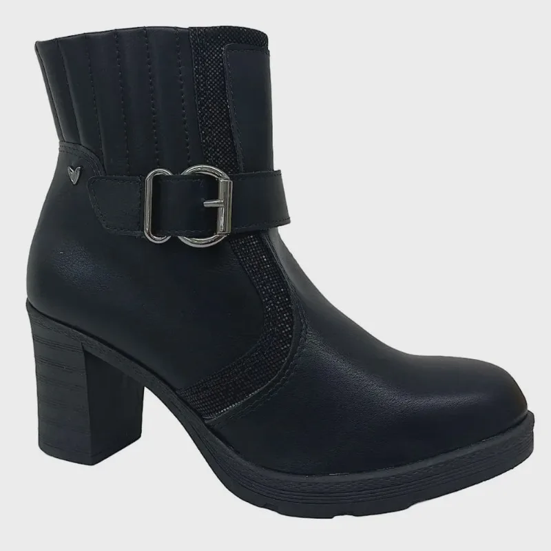 Bota Mississipi Dakota Feminina Salto Bloco Mi722 pto