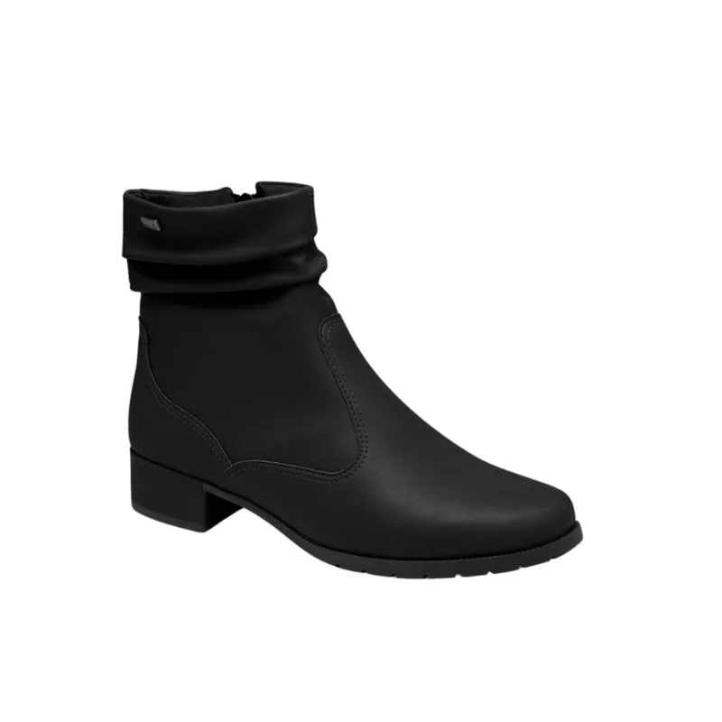 Bota Baixa Cano Curto Enrugado Palmilha Macia Campesi L9881