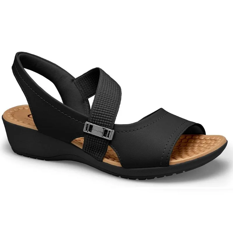 Sandalia Campesi Almeria Ref Cp081-2 Preto 041