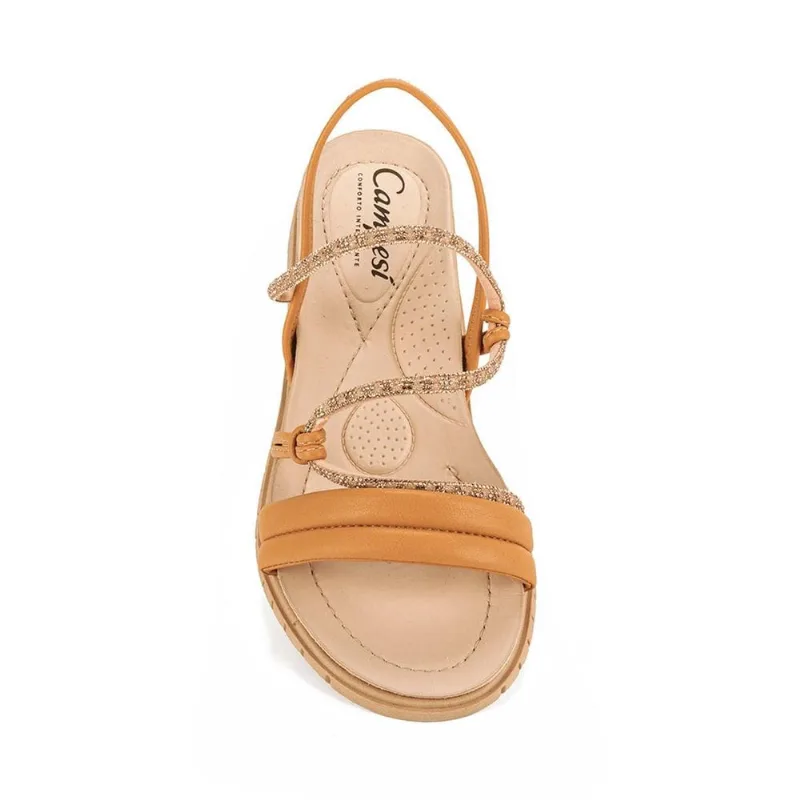 Sandalia Campesi Ref Cp222-1 Bege 036