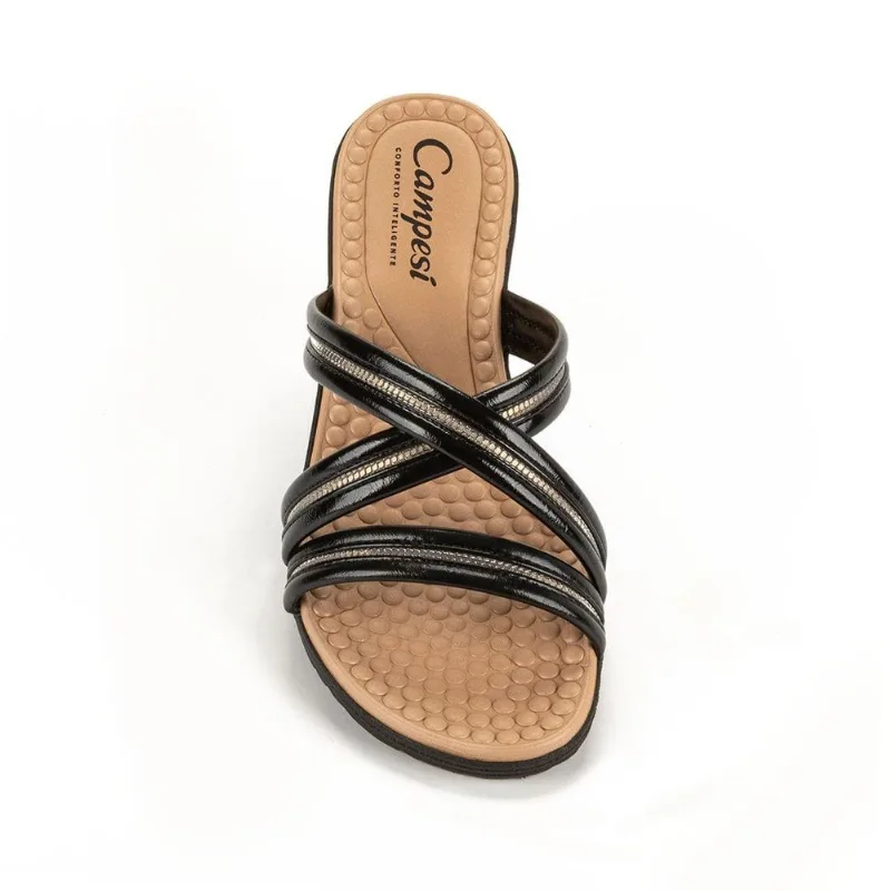 Sandalia Campesi Ref Cp501-1 Preto 041