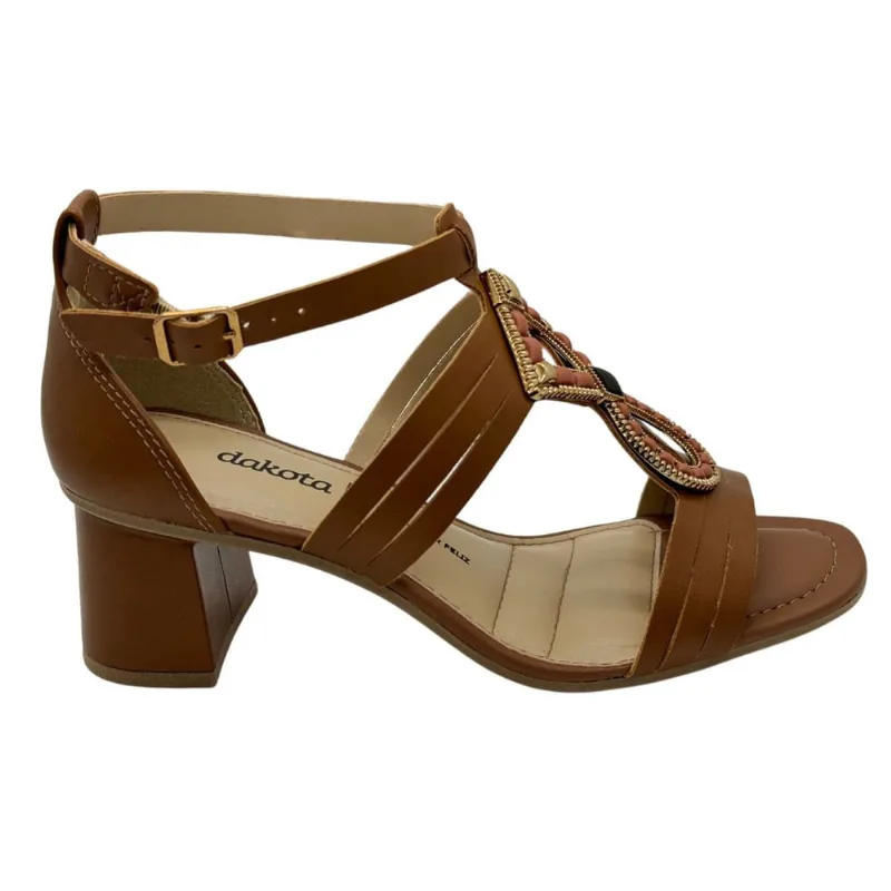 Sandália Feminina Salto Grosso Baixo Dakota Y7962