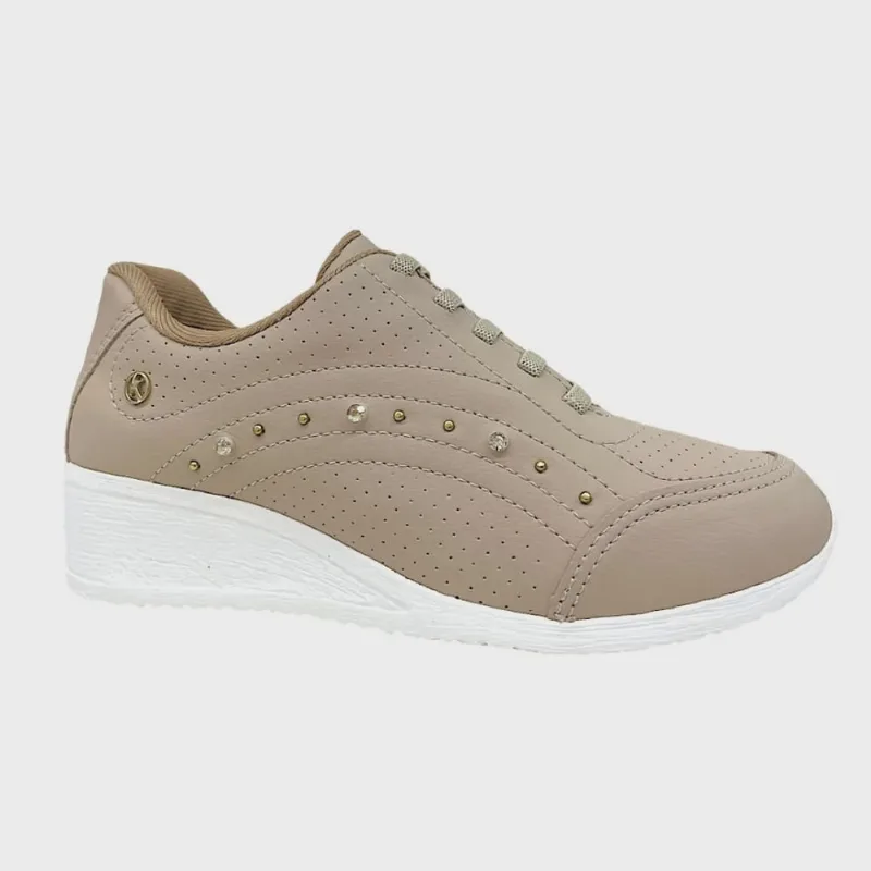 Tenis Feminino Kolosh Plataforma Anabela Upper Conforto C1815