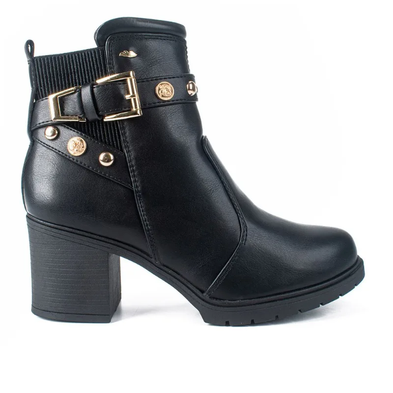 Bota Dakota de Cano Curto Preta 34