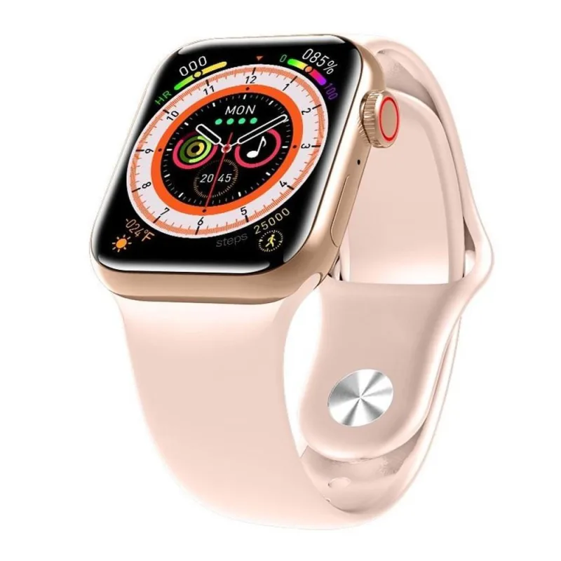 Relogio Digital Mini Smartwatch Gs8 Watch 8 Tamanho 41mm Rosa - Micromax - Celular E Smartphone