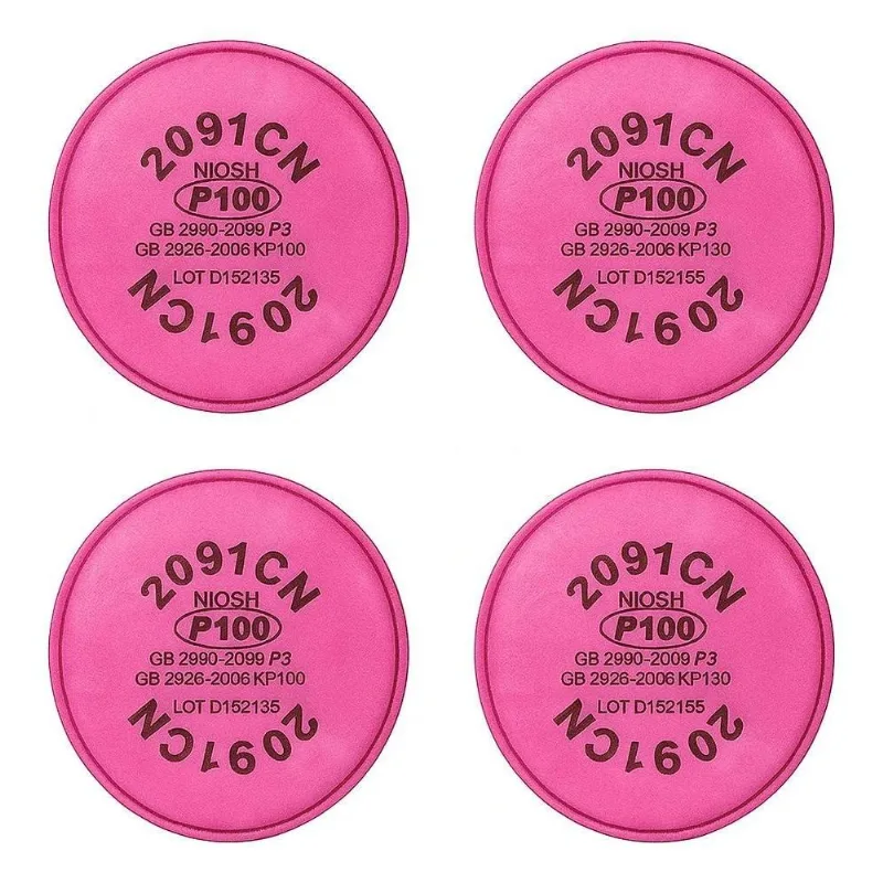 2x 4 Filtros Mecânico 2091 P3 Sl Partículas Poeira Névoas, F