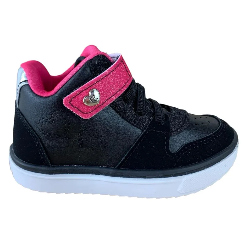 Tenis Infantil Bebe Menina Cano alto Kidy happy Calce Facil