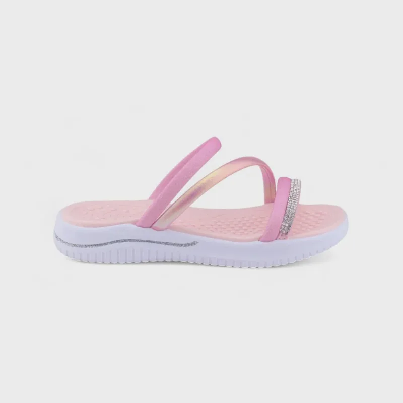 Chinelo Papete Menina Kidy Fly 191-1058 com Strass