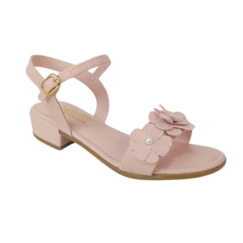 Sandália Kidy Saltinho com Florzinha Menina Infantil 420-0035