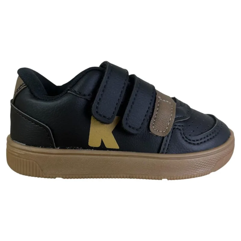 Tenis Casual Infantil Menino Kidy Respitec Fecho Duplo