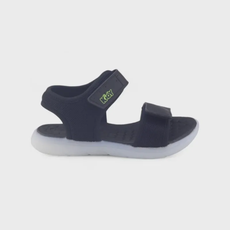 Sandália Papete Menina Kidy Wave Light 172-1034 Luz Led
