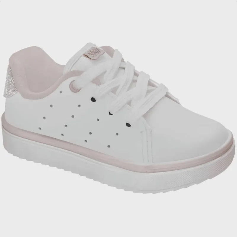 Kit Tênis Infantil Kidy Happy Casual Feminino Estiloso Confortável Resistente