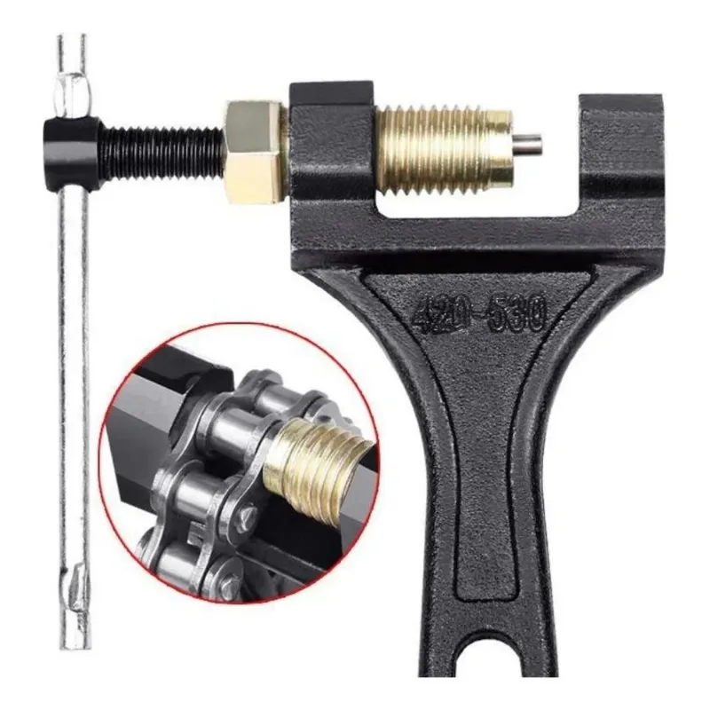 2x Chave Extrator Pino Corrente Motos C/420,428,520,525,530