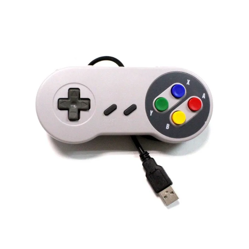 Controle Usb Snes Super Nintendo Para Pc Raspberry Mac Linux