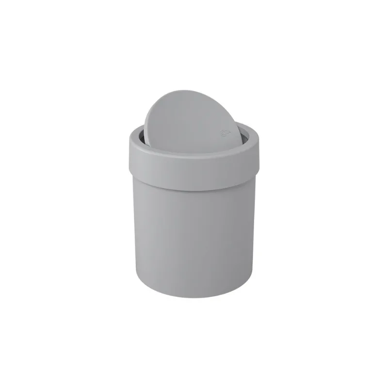 Lixeira Com Tampa Basculante 5,4L Cinza Frio Coza